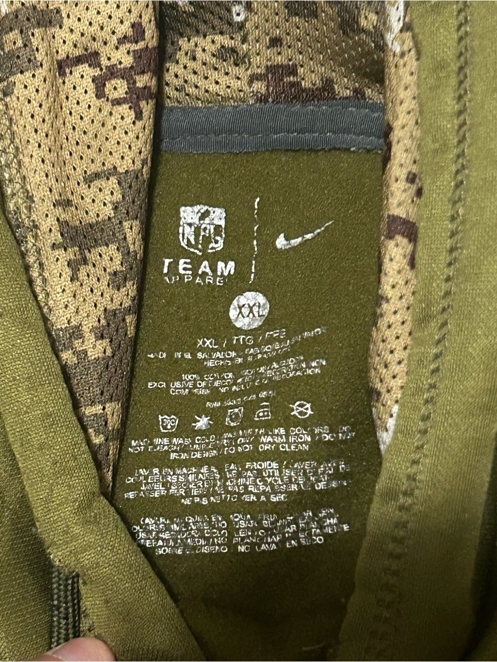 Nike Denver Broncos Salute to Service Hoodie Men’s XXL Olive Green NFL - Picture 5 of 8